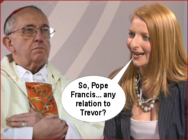 Natalie Jackson meets the Pope